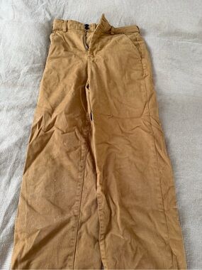 Everlane Wide-Leg Chino Pants in Caramel